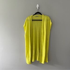 InCashmere Women's Yellow Cardigan